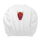 akdawnのHannya  Big Crew Neck Sweatshirt