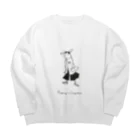 USAGI OFFLINEの六本木のうさぎちゃん　モード系 Big Crew Neck Sweatshirt