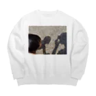 K☁*°の弟 Big Crew Neck Sweatshirt