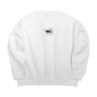 現代アートのワニステ Big Crew Neck Sweatshirt