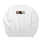 djkitouのおつむボーイ Big Crew Neck Sweatshirt