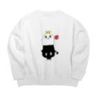 Reoreoのゴースト君 Big Crew Neck Sweatshirt