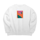 iuvaporの都合の悪いくん Big Crew Neck Sweatshirt