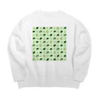 ゆるいイラストのアイテム - イラストレーターハセガワのカメと杖 Big Crew Neck Sweatshirt