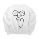 Яeのメガネ Big Crew Neck Sweatshirt