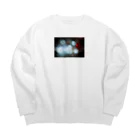 asayanの街の灯 Big Crew Neck Sweatshirt