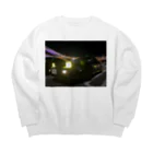 はんにゃぷぎーざこげみーとヨシ君&　編集者チィケですの愛車180sx Big Crew Neck Sweatshirt