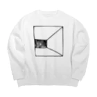 カラフルライフの奥行き、奥ゆかし Big Crew Neck Sweatshirt