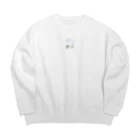 -pomu-のpomu1 Big Crew Neck Sweatshirt