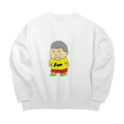 不思議屋のちゃんぶー Big Crew Neck Sweatshirt