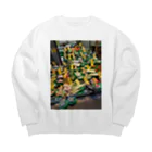 ＳＺＵＫＩのヤオヤ Big Crew Neck Sweatshirt