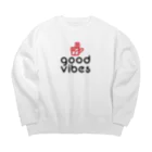 GOODVIBES_ORIGINALのGOODVIBESロゴ ビッグシルエットスウェット