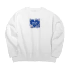 usagiの生きているだけで偉い Big Crew Neck Sweatshirt