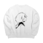 まつだひかりの再生する女の子 Big Crew Neck Sweatshirt