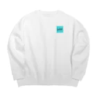 RIEYOGAのRIE YOGA BULE Big Crew Neck Sweatshirt