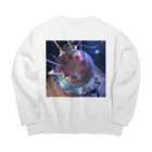 あーけーどの手作り誕生日ケーキ Big Crew Neck Sweatshirt