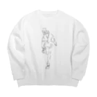 角田拓真のhurry Big Crew Neck Sweatshirt