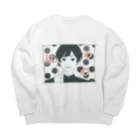 蜾蠃屋のはわわ！その1 Big Crew Neck Sweatshirt