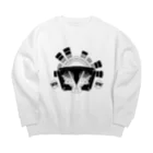 おあげのKONKON! Big Crew Neck Sweatshirt