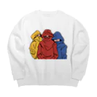 えおあおいおあの怪シ Big Crew Neck Sweatshirt