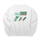 レトロサウナのチョコミント Big Crew Neck Sweatshirt