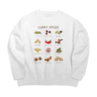 huroshikiのカレースパイス Big Crew Neck Sweatshirt