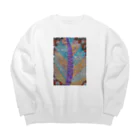 LeafCreateのミラクルリーフ彩葉 Big Crew Neck Sweatshirt