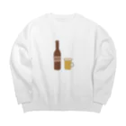 Rievolutionの瓶ビール Big Crew Neck Sweatshirt
