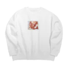 　屋さんのゆきちゃん Big Crew Neck Sweatshirt