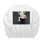 チェイタの爬虫類雑貨のレオパ マックスノー Big Crew Neck Sweatshirt