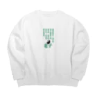 takezaruの老子 Big Crew Neck Sweatshirt