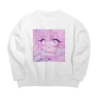 あくむ病院のあ～もうやだ、なんかやだ。 Big Crew Neck Sweatshirt