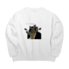 ホワホワの君、おしゃれする気ある？ Big Crew Neck Sweatshirt