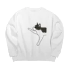 ちゃこのキジトラネコのメルくん Big Crew Neck Sweatshirt