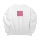 ym.のhappy ピンク Big Crew Neck Sweatshirt