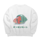 わわのお店のヤドカリモート Big Crew Neck Sweatshirt