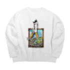 あやふ屋の愚者 Big Crew Neck Sweatshirt