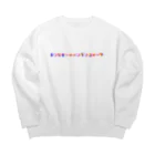 ゆるん屋。のドンキホーテペンギンのテーマ Big Crew Neck Sweatshirt