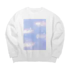 ੈぷわぷわ☁️商店のあわあわな雲 Big Crew Neck Sweatshirt