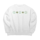 cotton-berry-pancakeの多肉植物 Big Crew Neck Sweatshirt