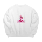 さやひよの宝箱の桜吹雪 Big Crew Neck Sweatshirt