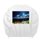 ppmの滑走路、夜景 Big Crew Neck Sweatshirt