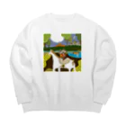 池田蔵人の僕等の白夜 Big Crew Neck Sweatshirt