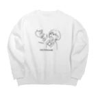 gogoteam54のはとむね Big Crew Neck Sweatshirt