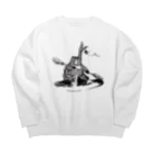 planetNITの川遊び Big Crew Neck Sweatshirt