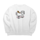 ヨロでございま府のちみ友と米圧縮塊マムリてワケ Big Crew Neck Sweatshirt