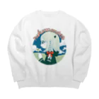 べあたに屋のnukumori-tea Big Crew Neck Sweatshirt