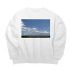 (U・∞・U)の高原の青空 Big Crew Neck Sweatshirt