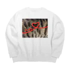 luckynyao2のlucky-heartみっけ！part2 Big Crew Neck Sweatshirt