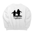 名無しのアデリーペンギンのザ・ピゴセリス Big Crew Neck Sweatshirt